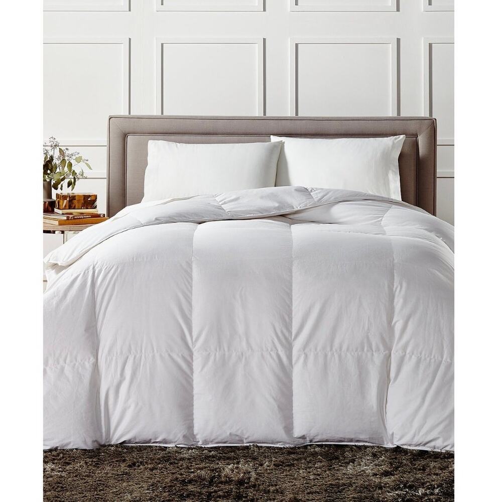 Charter Club Premium White Down Comforter King Medium Weight 600 Fill Power RDS